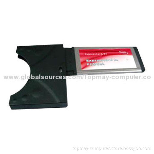 Express Card to PCMCIA, Supports 2.5Gbps 1 Lane PCI Express and Various Types of PC Cards